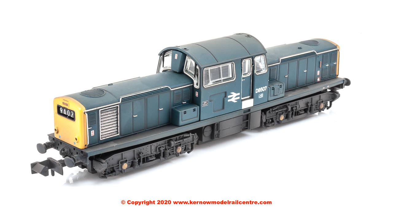 E84511 EFE Rail Class 17 Diesel Locomotive number D8507 in BR Blue livery with weathered finish